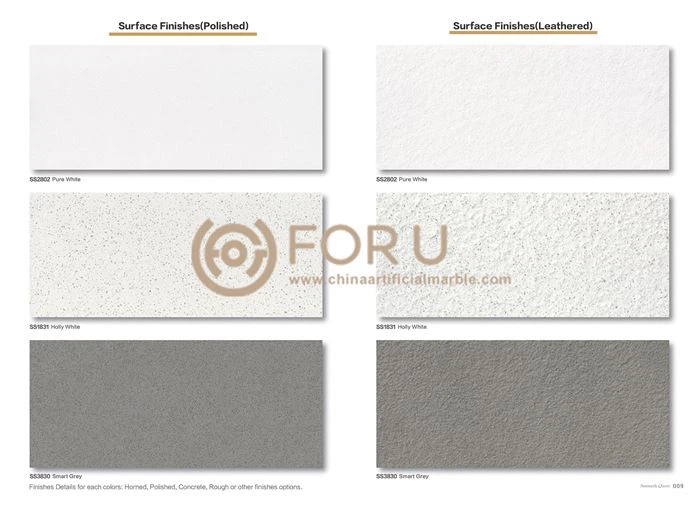 White Quartz Slabs Surface