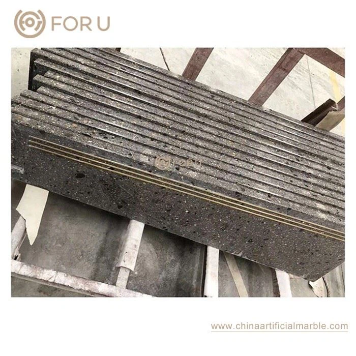 terrazzo slab countertop