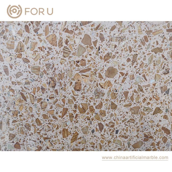vinyl terrazzo look