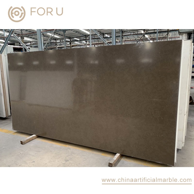 Taupe Quartz Stone Countertop