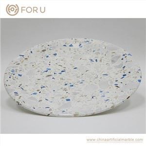 Terrazzo Serving Tray Stone