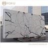 White Artificial Quartz Stone Panel Wall